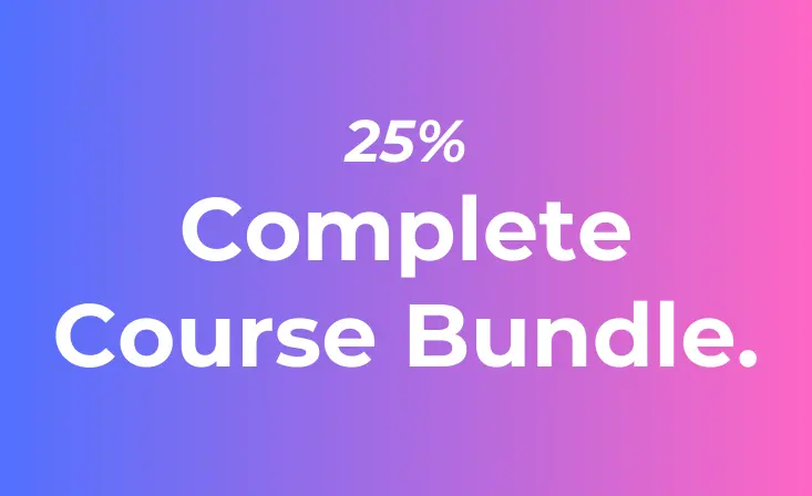 גישה מלאה לקורסי האתר עם הנחה של 25%