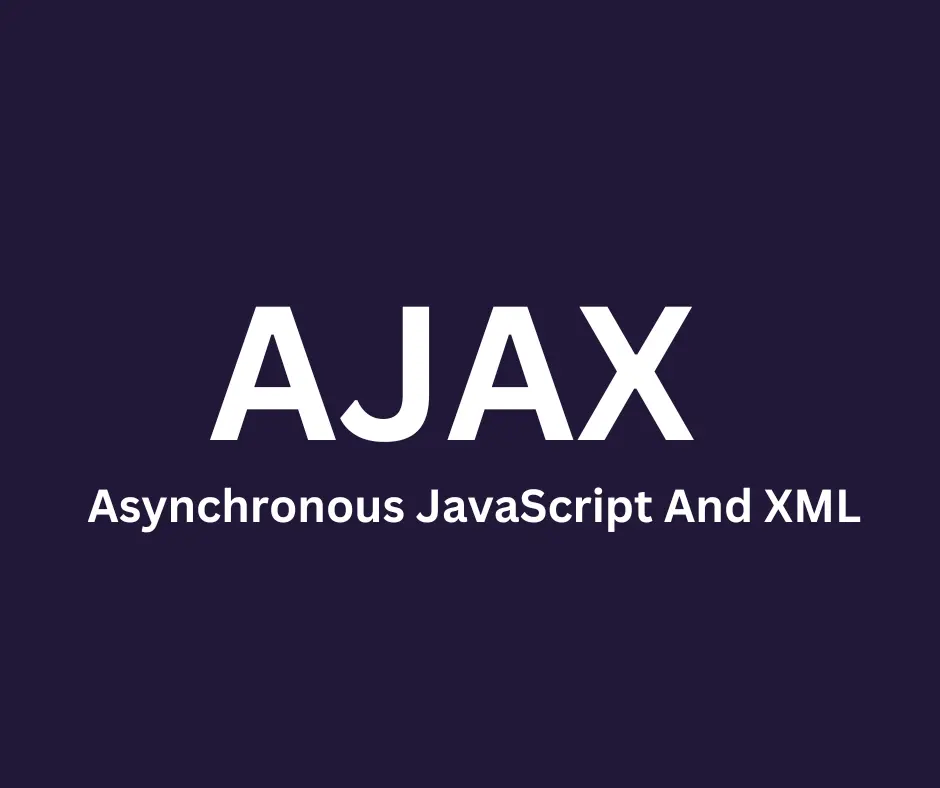 image showing as text 'AJAX' in big letters