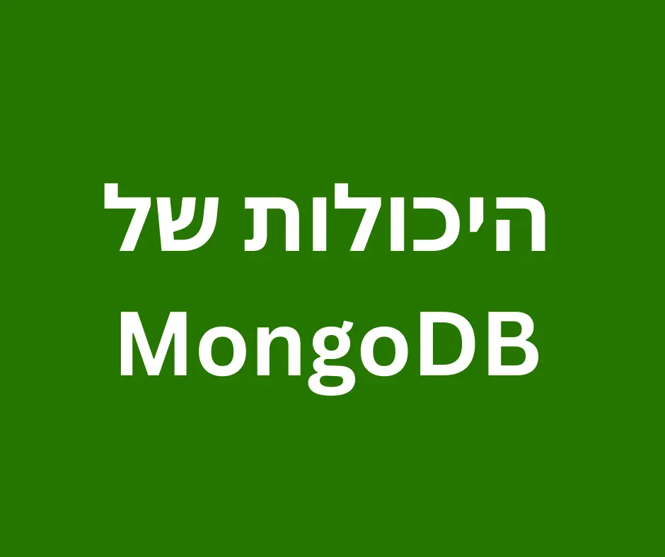 Image that shows text of mongodb.